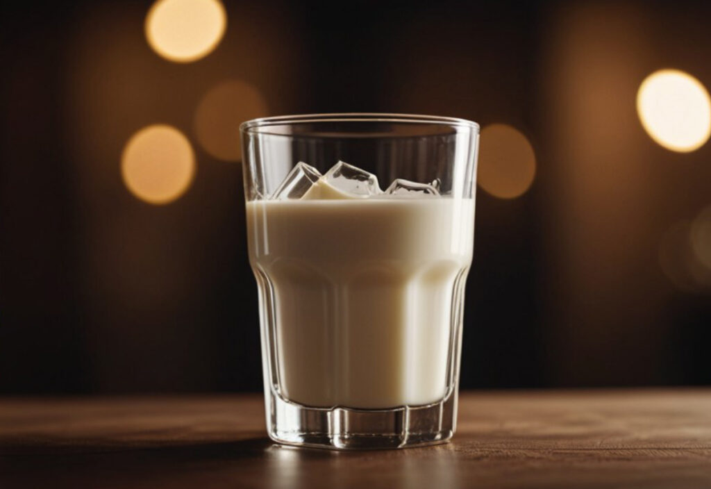 Kamelmilch in einem Glas